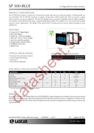 SP-300-BLUE datasheet  